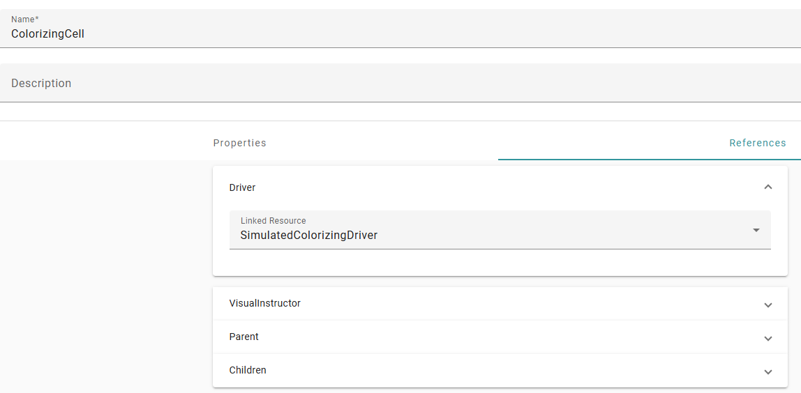 Set the driver as reference in the cell